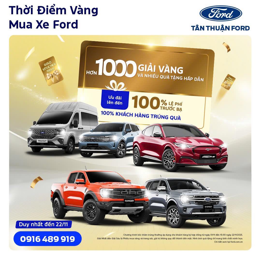 “THỜI ĐIỂM VÀNG MUA XE FORD”